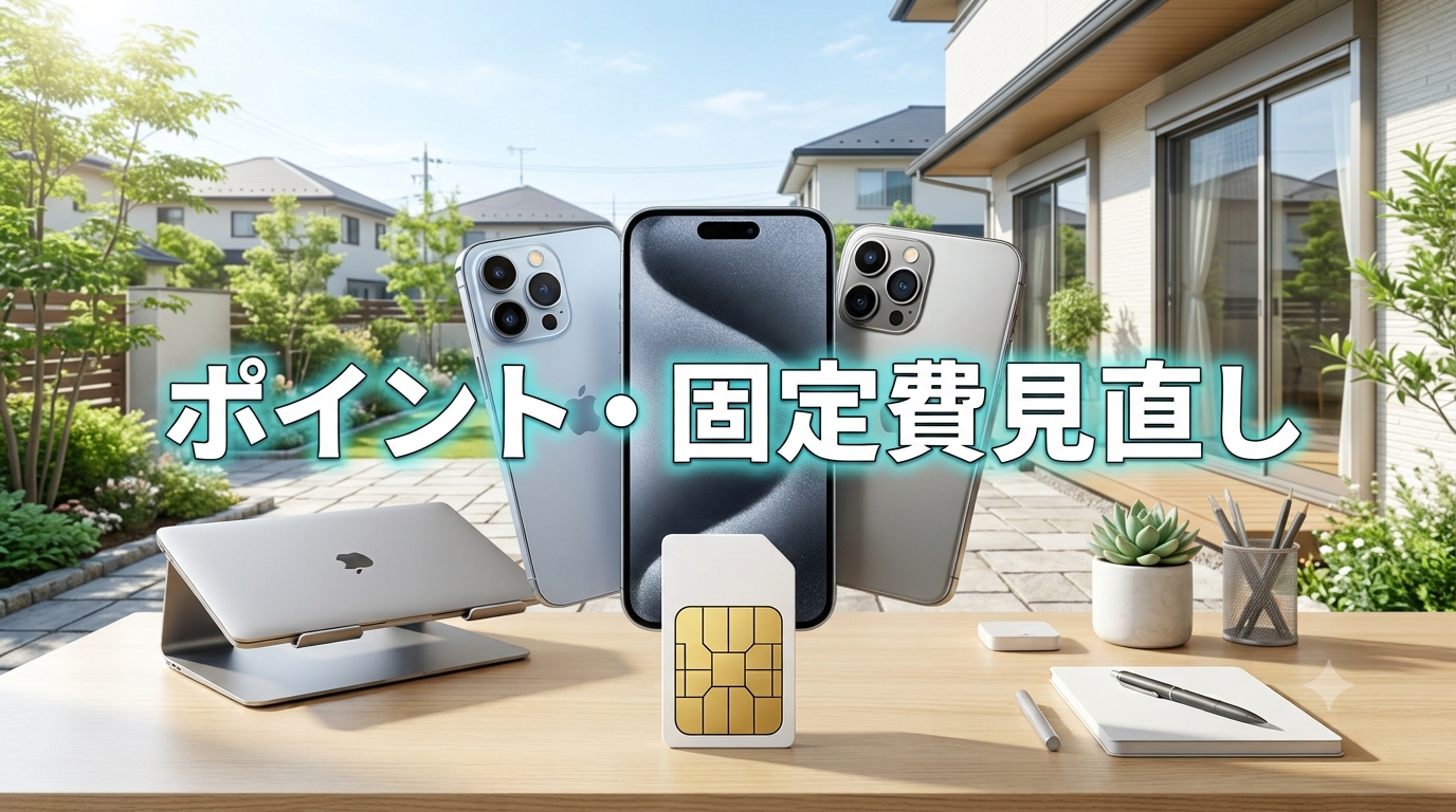 ポイント・固定費見直し